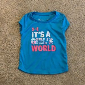 2T Toddler Girl Under Armour Shirt